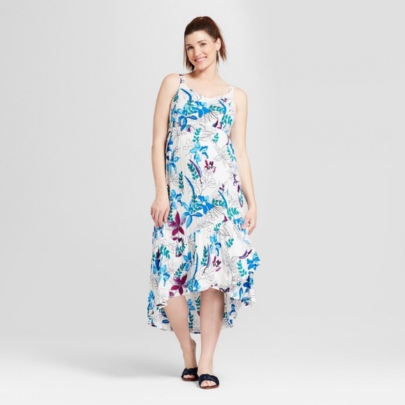 Isabel Maternity by Ingrid & Isabel Dresses & Skirts - Floral White Maternity Dress NWOT